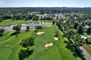 Cherry Hills 17th Approach Aerial